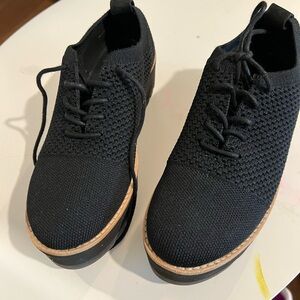 Eileen Fisher Black Platform Shoes
